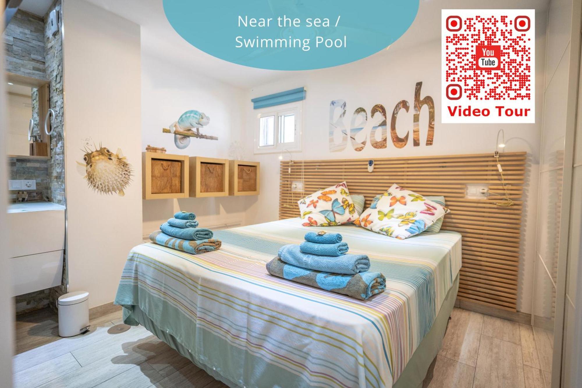 Go2Tenerife Apart'Cala Pool & Beach At 5 Mins لوس كريستيانوس المظهر الخارجي الصورة